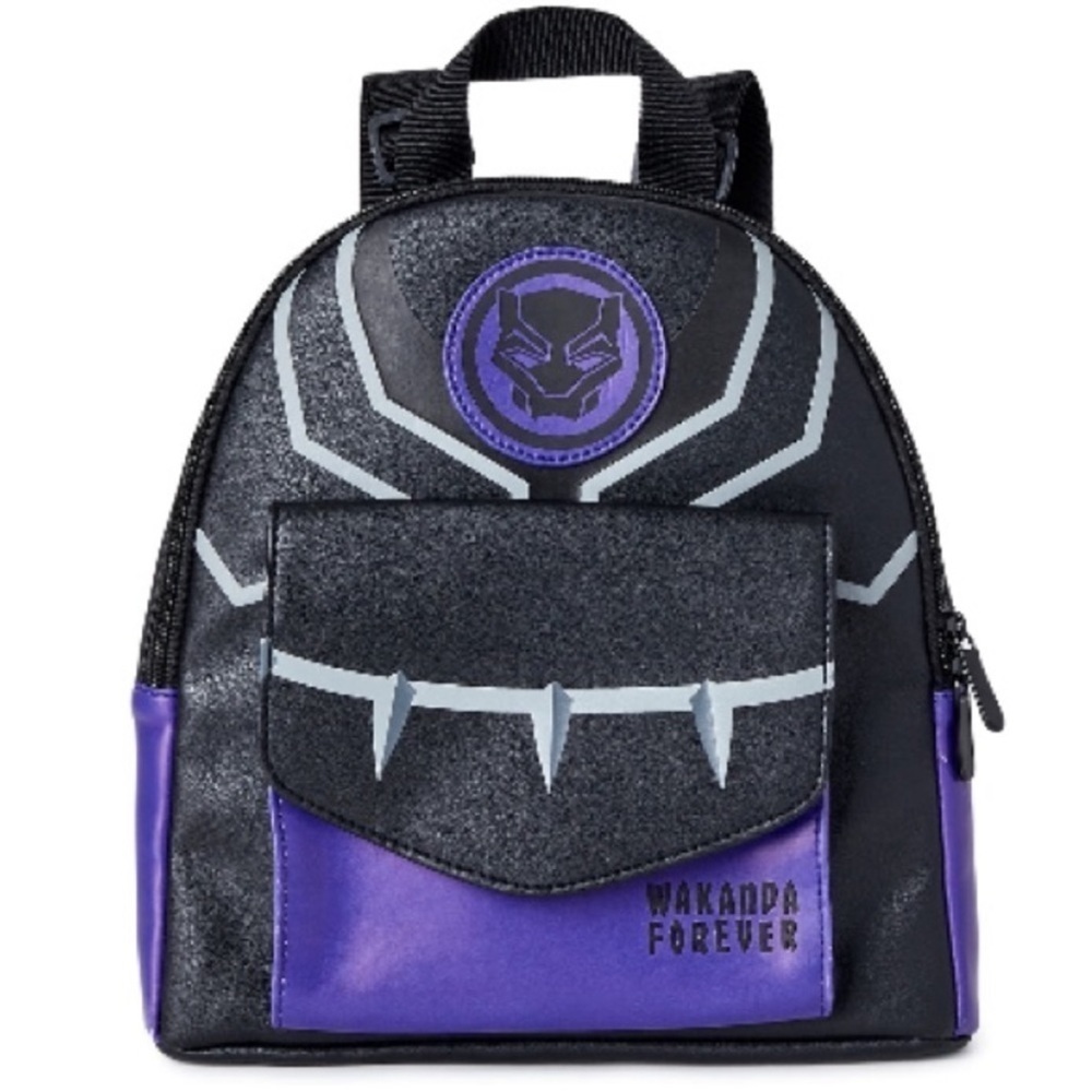 NWT Marvel Black Panther Women's Mini Backpack Black Purple